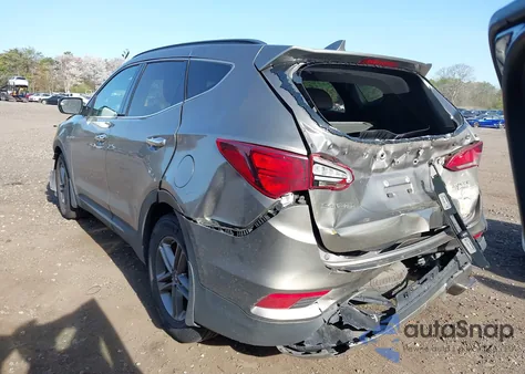 2018 Hyundai Santa Fe Sport 2.4L from USA, damaged, VIN 5NMZUDLB7JH077241